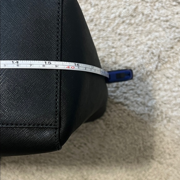 Tory Burch Black Tote with Gold Accents - Picture 12 of 14